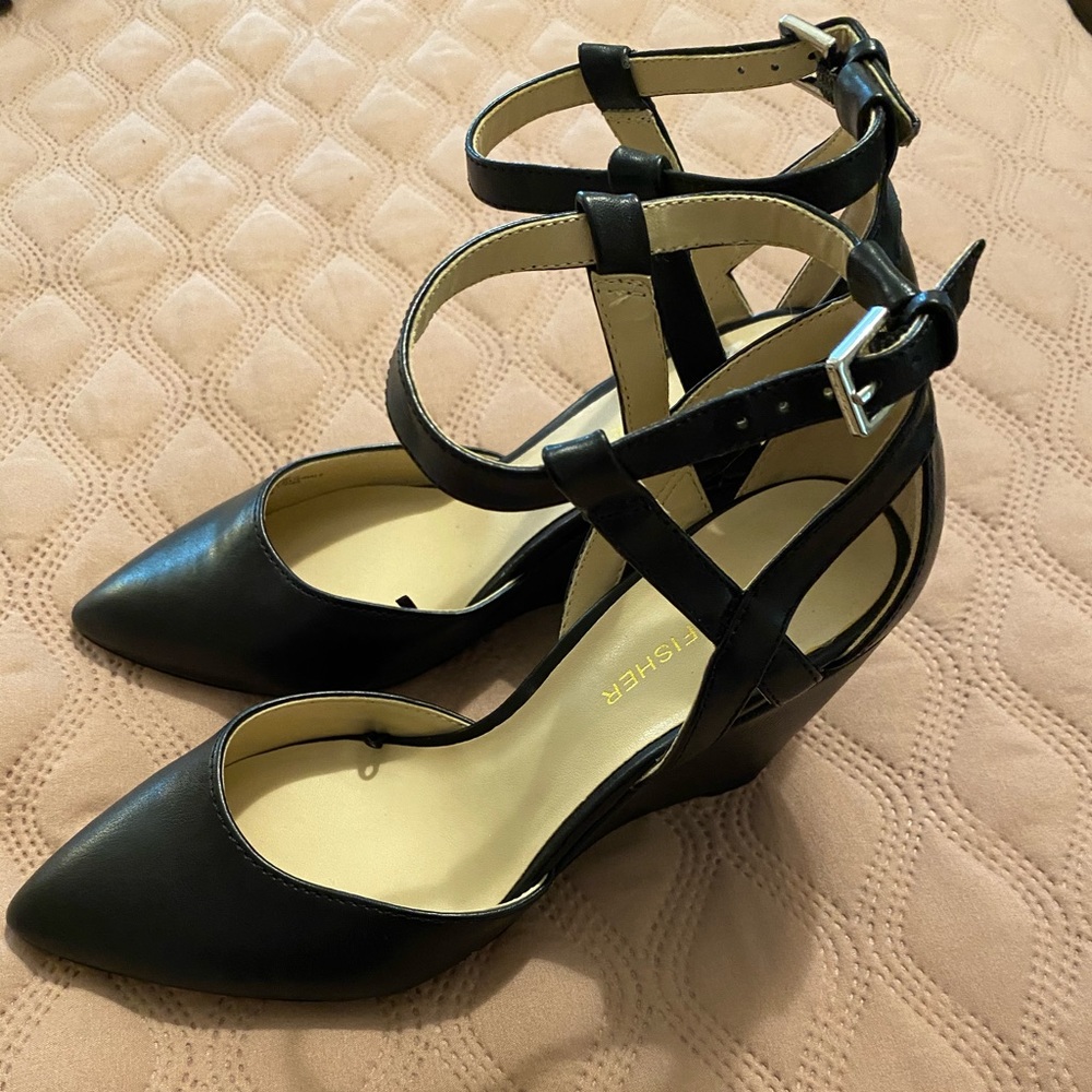 Marc Fisher Ankle Strap Wedges